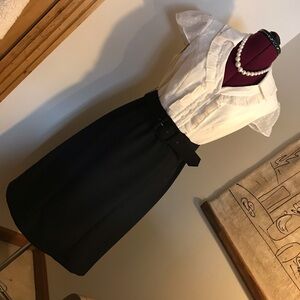Black Cream Dress Size 8